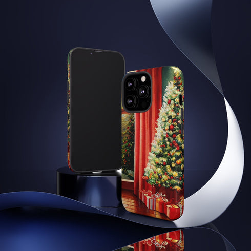 Christmas Tree in Cozy Holiday Home - Impact Resistant Phone Case